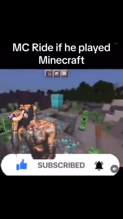 Mc ride if he played minecraft