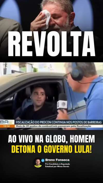 NINGUÉM AGUENTA MAIS! Ao vivo na Globo, um cidadão falou o que milhões de brasileiros estão sentindo no bolso todos os dias: o preço dos combustíveis virou um absurdo!

Gasolina cara, diesel nas alturas e tudo ficando mais caro junto. Porque quando o comb