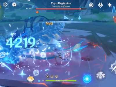 Reaching my Diluc's burst in to 1 million dmg