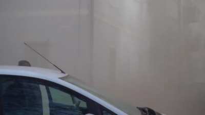 Earthquake in Petrinja, Croatia today. Filmed by brave cameraman.