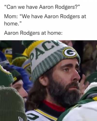 Vaccinated Aaron Rodgers