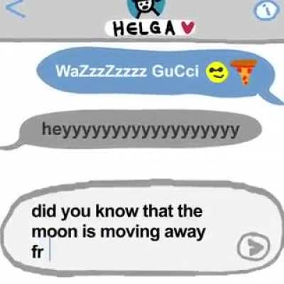Did you know moon is .....
