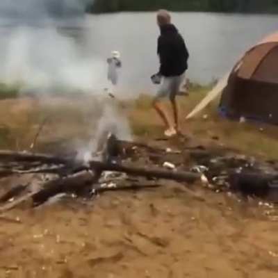 HMB while I play golf with fire