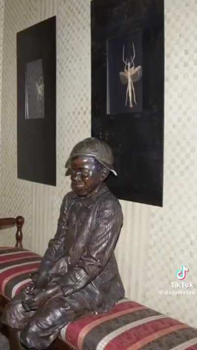 Disturbing photos of the inside of Jeffrey Epstein’s Manhattan home with creepy art and portraits of unconscious girls