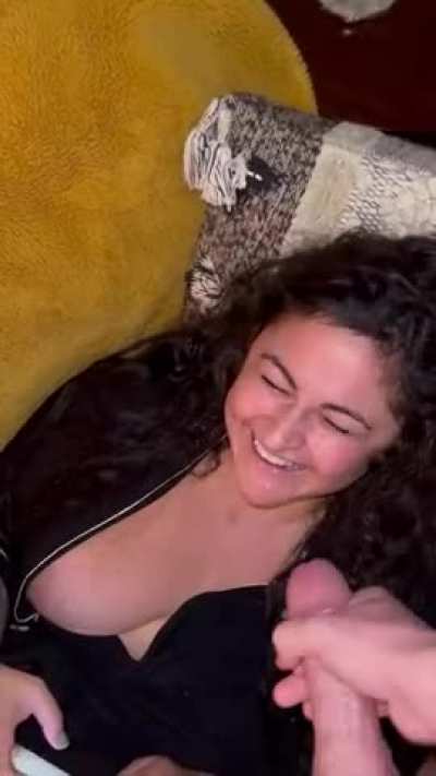 So what if she's busy, sometimes you just need to empty your balls right now