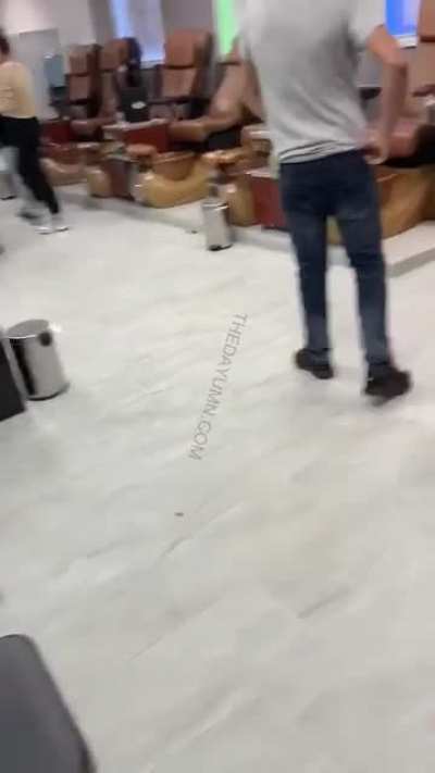 Nail Salon Owner Refused To Give Customer Money Back And Gets Their Salon Destroyed