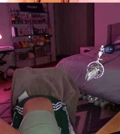 Rae bending over