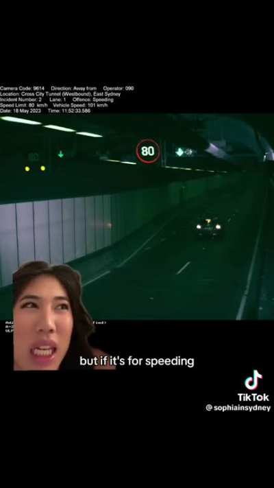 American Driving in Australia gets speeding fine for 20km over limit and complains. 