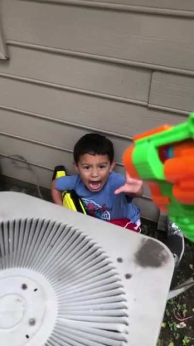 The look of pure terror