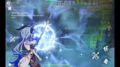 You can also use bow charged attacks to avoid falling off the platforms.