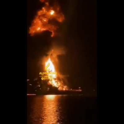 A US oil tanker has been targeted in territorial waters near Iraq.