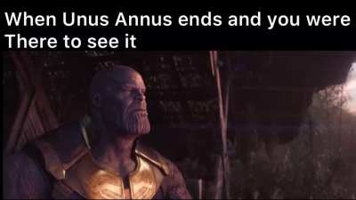 I’m sad now.