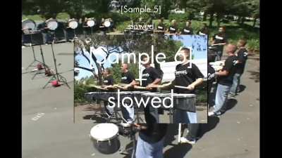 Sample breakdown of 