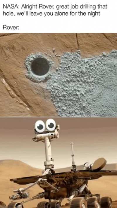 It gets lonely on Mars