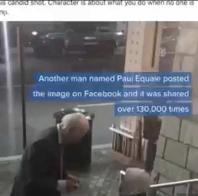 Joe Biden helping out the poor.