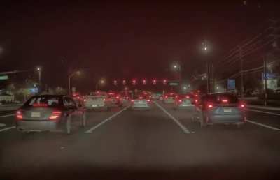 Distracted driver rear ends pick up truck