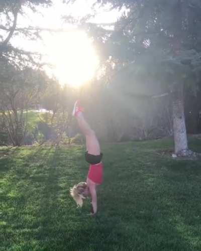 Britney Upside down.....