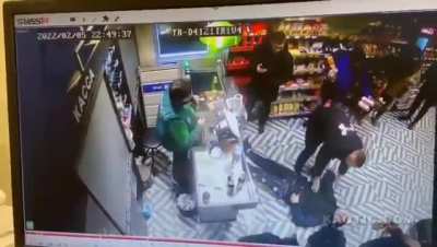 He wasn't having it with annoying drunk,