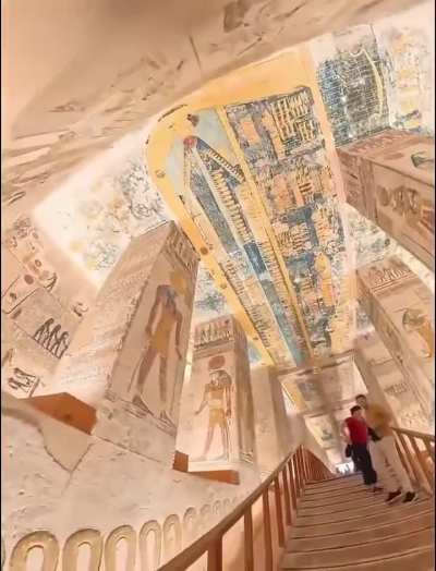 Tomb of Ramesses IX in Luxor’s Valley of the Kings, dating to 1129–1111 BCE