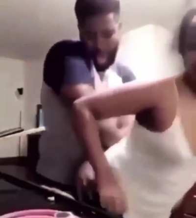 Grind on me by the stove