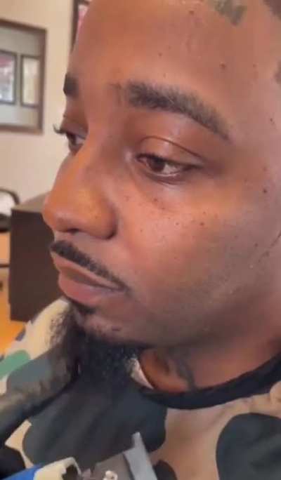 the barber do be acting up