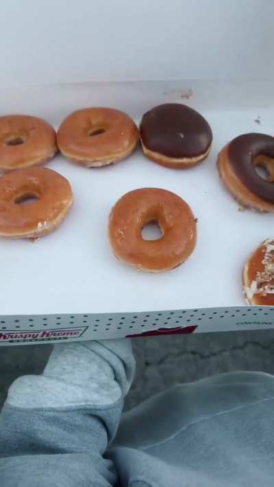 Victoria eating doughnuts on Tik Tok | November 2024 
