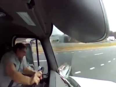 Hands on the wheel!