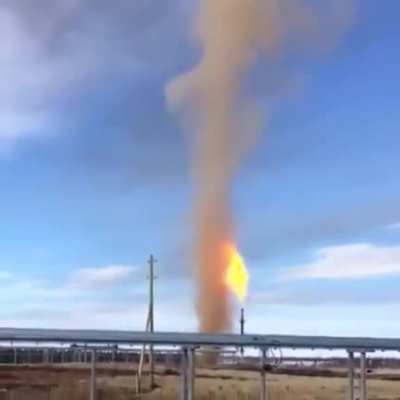 Dust Devil vs Fire from a flame stack