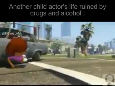 We all know she was a maniac long before her pitfall because of drug addiction. Just don't let those kids know.
