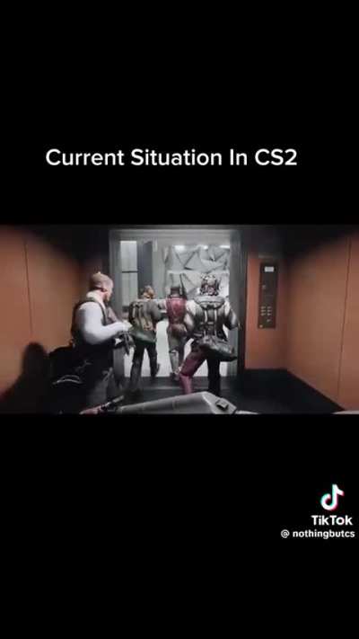 Current state of CS2  Credit @nothingbutcs on TT