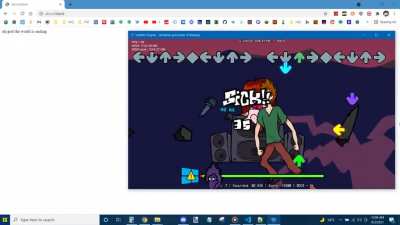 The Literal Funkin FNF Window vs Shaggy Tree Man