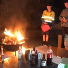 Adding fuel to the fire.