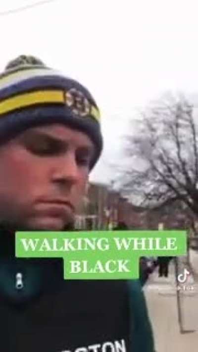 Man is guilty of walking while black