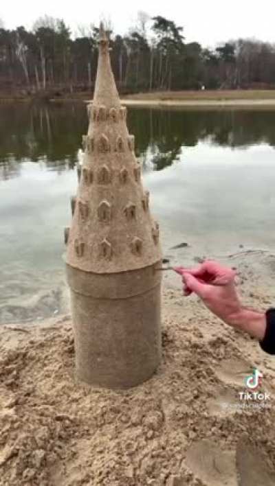 Making a sand hogwarts