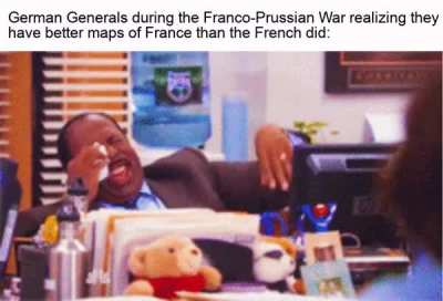 The Generals were already there before, taking in the details of France