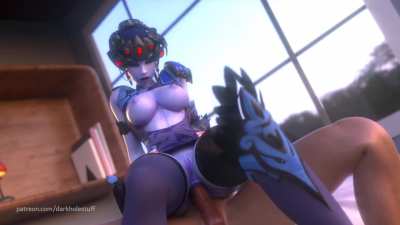 Widowmaker getting fucked (dark<wbr>holes<wbr>tuff, Evilaudio)