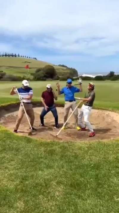 Golfing with the boys