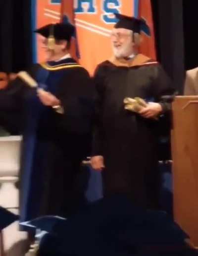 He finally made it