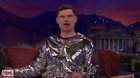 Connan asks a German actor if he is ok with movie villains being German.