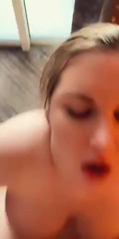 Chubby slut regrets what she asked for