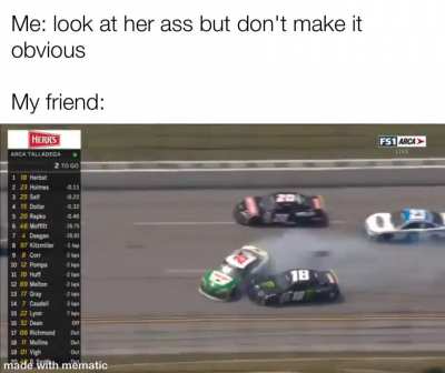 Fuck she saw it