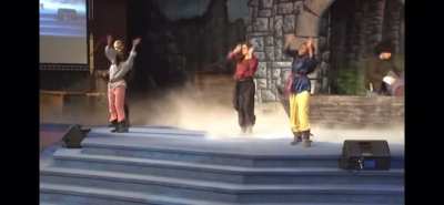 Believe it or not, this is from a Canadian church’s rendition of The Princess Bride. Wesley had just walked on water, and Vizzini is…doing the same apparently.