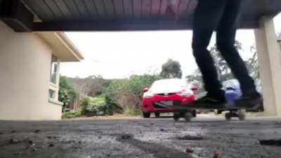 2nd time skateboarding
