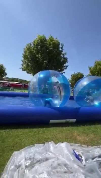 Up, Up, and Aweigh: The Great Escape of the Human Hamster Ball