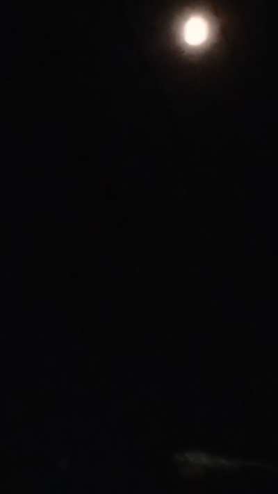 UFO or plane? It was always a straight line until it disappeared out of nowhere