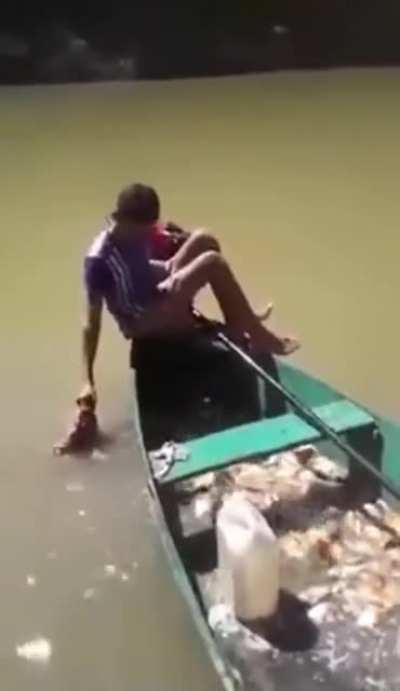 Catching piranhas