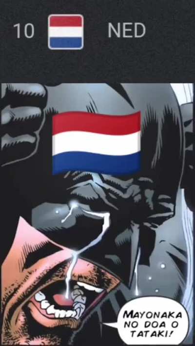 Netherlands slips from 8. To 10 without playing a game 