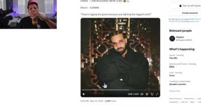 Keem listening to the new Drake then gets taken out by the OVO snipers 🤣