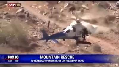 Grandma Helicopter Rescue Spin-Off