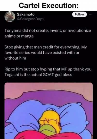 Rest in Peace Toriyama, we miss you already
